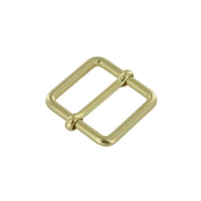 B9410 3/4" Natural Brass, Double Loop w/Slider Bar, Solid Brass-LL