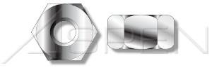 (10pcs) 1-1/8"-7, Hex Heavy Nuts, 304 Stainless Steel (18-8), Ships Free in USA
