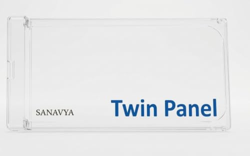 Image of SANAVYA Freezer Door /Refrigerator Compatible for Whirlpool Single door Gen-y | Transparent (Round Lock) Match (Size 36x18.8CM) Replacement Parts