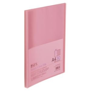 (業務用セット) たんぽぽ A4クリアーファイル A4判タテ型(30ポケット) 109991080 ピンク 1冊入 【×10セット】