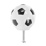 iplusmile Bouton De Porte De Meuble En Céramique Forme De Football Poignée D'Armoire Décorative Pour Chambre D'Enfant Accessoire De Décoration Football Pour Placard Et Tiroir