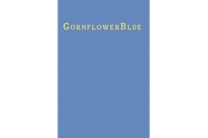 decoholic Lined Blank Notebook Journal: Cornflower Blue - Express Yourself in Style