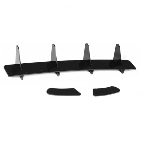 Diffuseur arrière compatible Hyundai Tiburon 2009 kit de carrosserie ABS noir