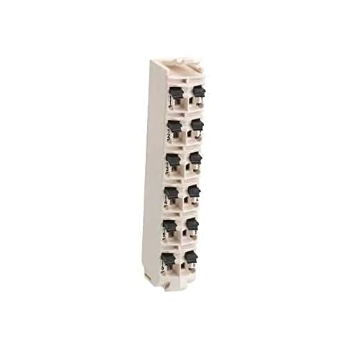 Terminal block 6 pin 24VDC white contre les pannes de faux contacts