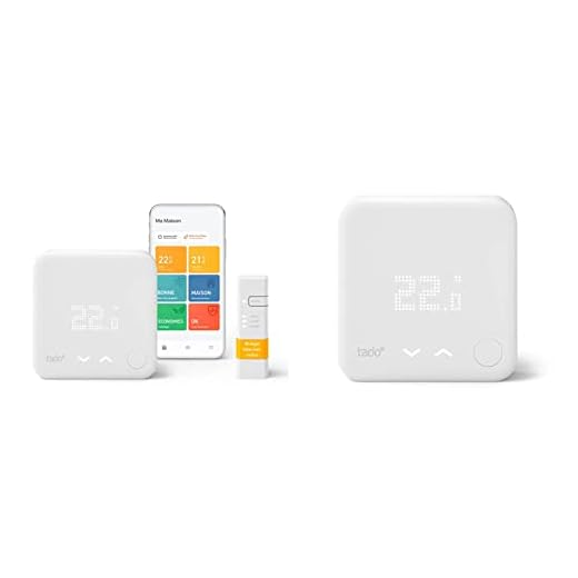 tado° Smart Thermostat Starter Kit V3+ - WiFi Enabled Control Over Your Heating from Anywhere with Wired Add-On