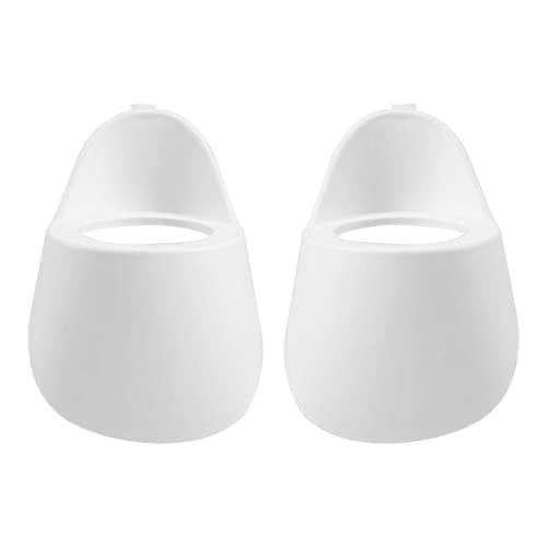 Srutueo 2Pcs 2.5 Inch Car Audio A-Pillar Tweeter Bracket Car Two-Way Frequency Inverted Mold Bracket Tweeter Base, White, 500097446