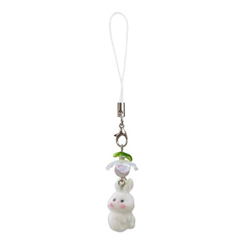 Cute Rabbit Phone Lanyard Phone Accessoy Ideal For Students And Trendsetters