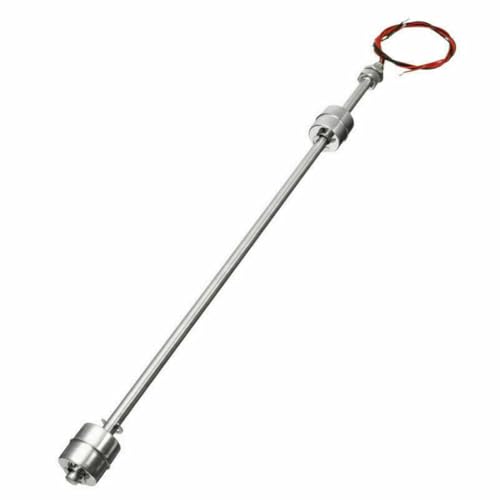 Stainless Steel Vertical Water Level Sensor Float Switch Tank Liquid Controller With PTFE Wire 10mm Thread Diameter Industrial Control System(500mm)