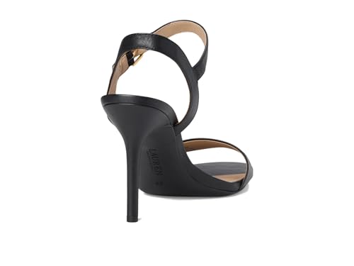 Image of Lauren Ralph Lauren Gwen Burnished Leather Sandal