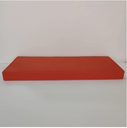 Coussin de banc d'extérieur de haute qualité orange lavable pour terrasse