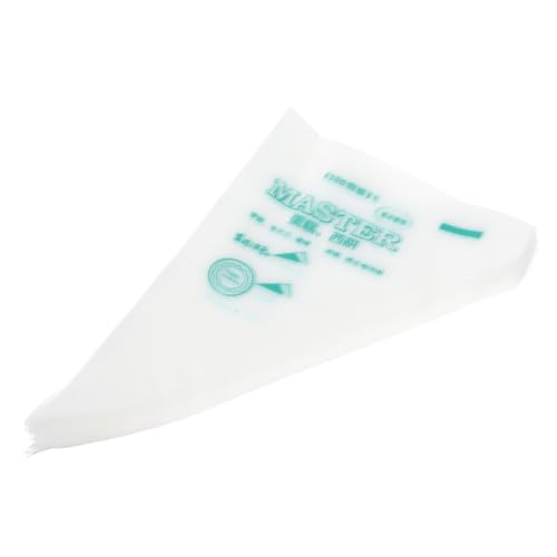 Mikinona Strong Piping Bag Set 200pcs Cake Piping Bags Food-grade Plastic Easy to Adjust Opening for Smooth Decorating
