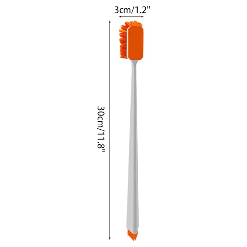 DONGKER Aquarium Cleaning Brush,Double Sided Sponge Fish Tank Cleaner with Handle& 2 Felt Cloths for Glass Aquariums Home Kitchen - Image 4