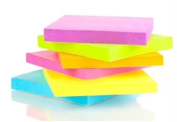 Haftnotizen, Notizzettel Bunt Selbstklebende Klebezettel, Sticky Notes
