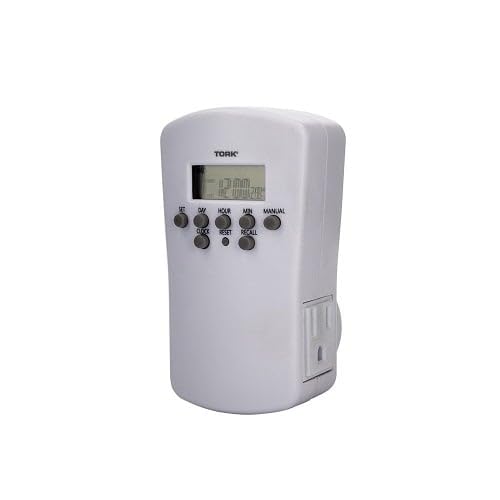 Miniatura 3 de NSi Industries TORK 402B - Aire acondicionado mecánico enchufable y temporizador para electrodomésticos de 15 amperios y 24 horas, fácil de