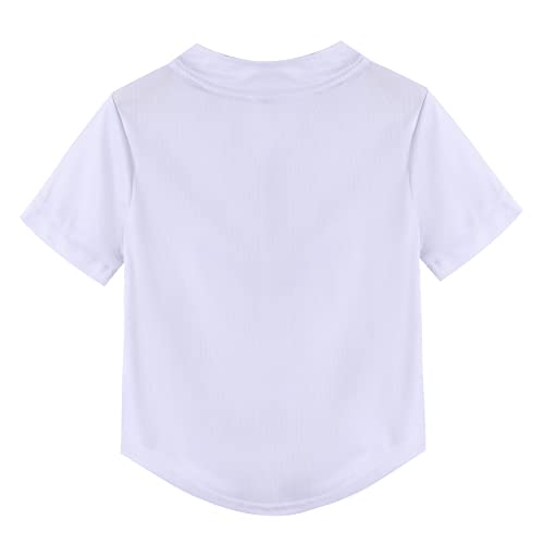 Yuji Itadori Kids Baseball Jersey Button Boys Short Sleeve T Shirts Hip Hop Fashion Casual Sports Solid Color Shirt2