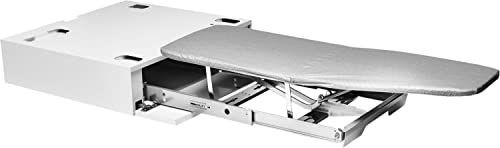 ASKO HI1153W Kit sovrapponibile lavatrice/asciugatrice con asse da stiro estraibile, Bianco