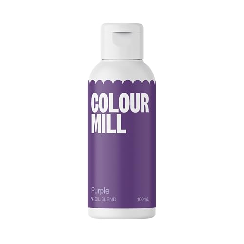 Colour Mill Oil Blend Food Colouring Purple: Colorante Alimentario Liposolubles a Base de Aceite - 100 ml