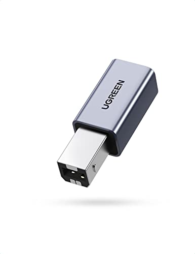 Adaptador Ugreen Impressora USB-B - USB-C Cinza