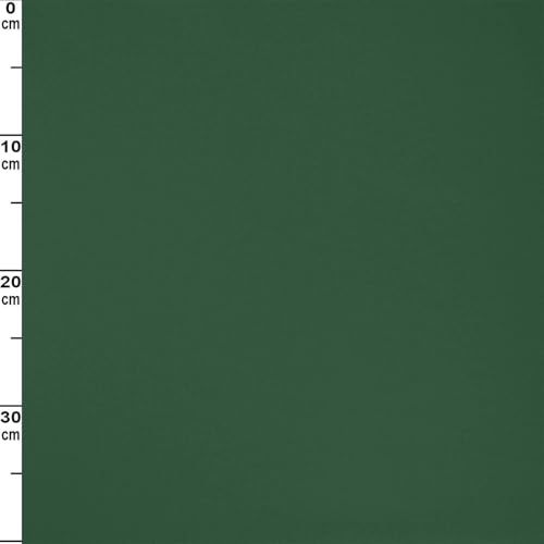 Canvas Stoff Fabian aus 100% Baumwolle, Leinenoptik, uni dunkelgrün (Länge am Stück: ab 0,50m / Breite: 140cm)