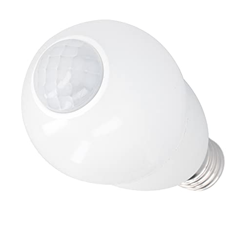 Ampoule Capteur Infrarouge, Ampoule C37 Warm Light 5W Multifonction 400LM pour Entrées pour Garages pour Couloirs pour Entrepôts Cover