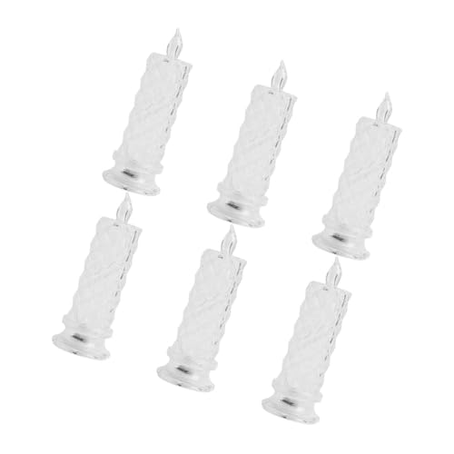 Bougies LED roses deco table sans flamme Holibanna pour soiree sans cire ni fumee