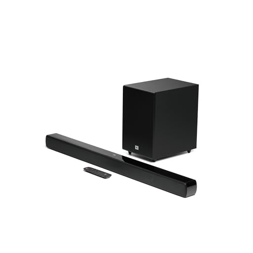 Image of JBL Cinema SB170, Dolby Digital Soundbar with Wireless Subwoofer for Extra Deep Bass, 2.1 Channel Home Theatre with Remote, HDMI ARC, Bluetooth & Optical Connectivity (220W)