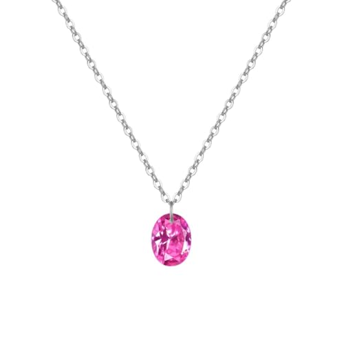 Bijoux fins collier longue chaîne en argent 925 et zircon pour femme et homme