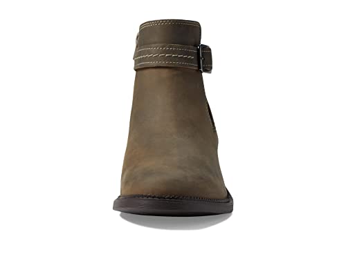 Image of Clarks womens 26168079-dark Tan L Uniform Dress Shoe
