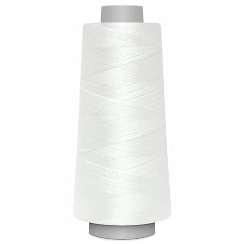 Hilo de coser Gütermann Toldi-Lock 100% poliéster blanco 2500 m miniatura 1