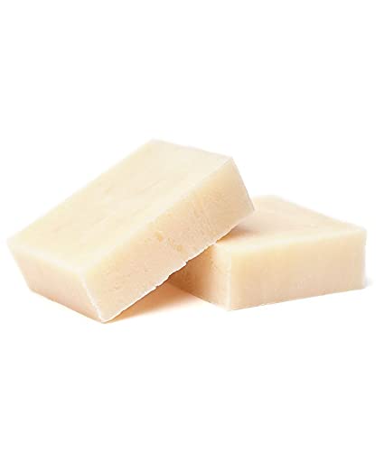 CocoleneSuper Shea Soap (2 pack) Unscented for Dry & Sensitive Skin - Shea Butter, Olive, Coconut, and Organic Sunflower Oils - Handcrafted in USA (2 Bar Set)