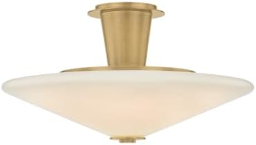 Corbett-Standard 521-19-VB Cologne - 1 Light Flush Mount - 10.25 Inches Tall and 19.25 Inches Wide - Vintage Brass