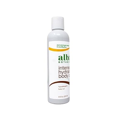Alba Botanica Hawaiian Body Oil Kukui Nut 8.5 Ounces 2 Pack