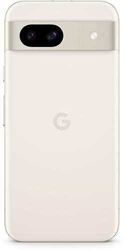 Image of Google Pixel 8a 5G (Porcelain, 8GB RAM + 128GB Storage) | 15.49 cm (6.1 inch) FHD+ Actua Display | 64MP + 13MP AI Camera | 13MP Front Camera | 4404 mAh Battery Tensor G3 Processor