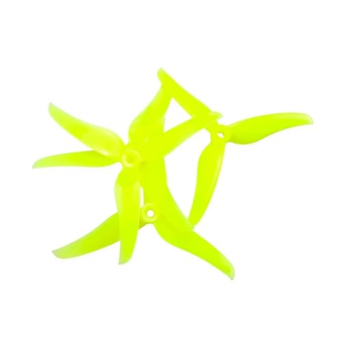 Hélice 3 pales T5146 jaune pour moteur brushless de drone FPV