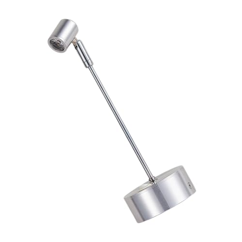 Foco LED de interior de diseño moderno Veemoon, aluminio plata y luz de acento funcional 2