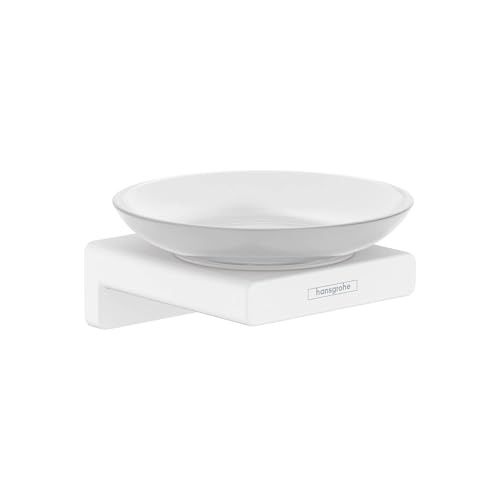 Hansgrohe AddStoris Soap Dish in Matte White, 41746700