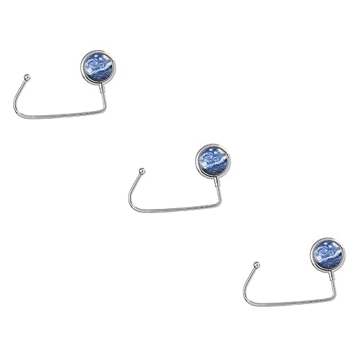 MAGICLULU 3 Piezas Colgador De Bolsas De Aleación De Zinc Escritorio Mochila Decorar