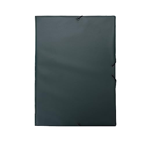 Grafoplás Folder F with Elastic Band, Plastic Flap - Green, Folio - Image 2