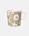 Produktbild Marimekko - Unikko Mug - Tasse/Kaffeetasse - Steinzeug - Weiss/Beige - (DxH) 9,5 x 10cm - Volumen: 400ml
