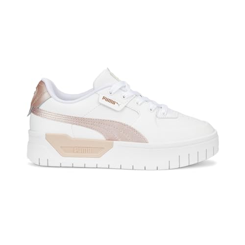 PUMA Kids Girls Cali Dream Shiny Pack Lace Up Sneakers Shoes Casual - White