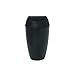Umbra Twirla Trash Can with Swing-top Lid, 2.4 Gallon, Black