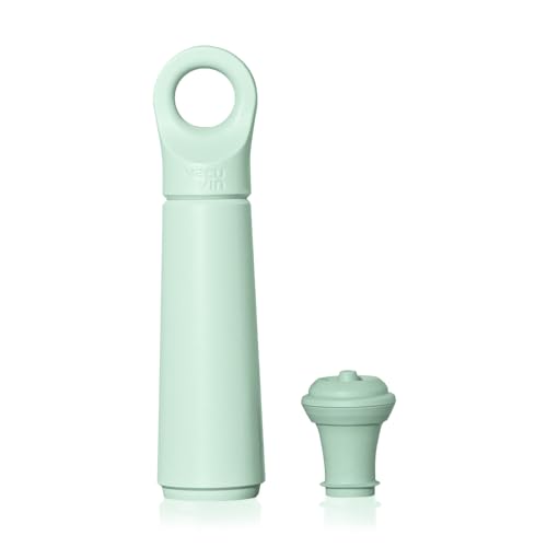 Pompe Loop jade Vacuvin avec bouchon de conservation pour bouteille de vin