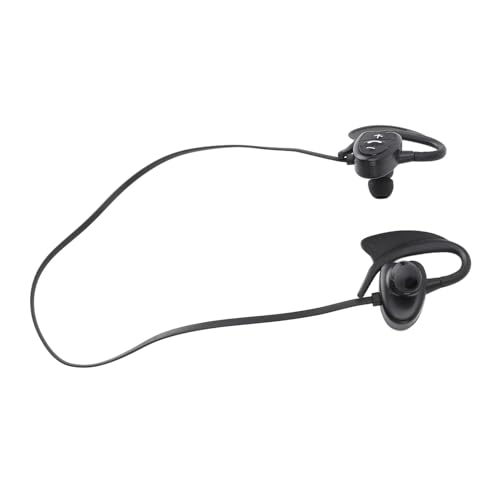 水泳イヤホン MP3プレーヤー IPX8防水 電源オン ペアリング 水泳帽互換性 運動、ランニング、サイクリング、その他のスポーツ中 (黒)