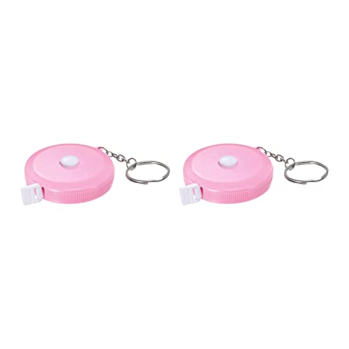 Cinta métrica retráctil 1.5 m rosa claro