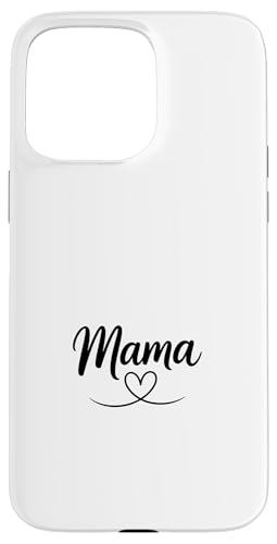 Mama Heart Design - Simple Aesthetic Mom ���p �X�}�z�P�[�X iPhone 15 Pro Max �p