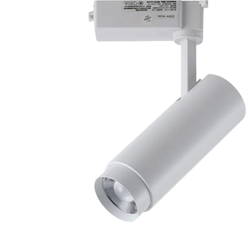 Lampe sur rail LED 5W 3000K noire pour un éclairage de suivi réglable