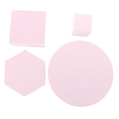 4pcs Geometria Puntelli Forme Geometriche Fotografia Foto Cosmetici Gioielli Espositore Mensola Foto Prop per Tavolo Centrotavola Fai da te Schiuma