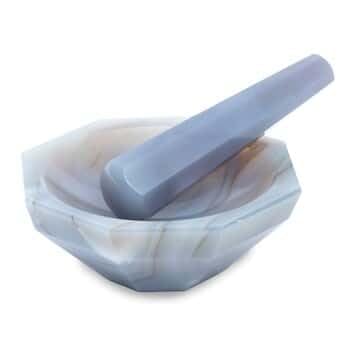 Cole-Parmer Juego de mortero y mortero de ágata de 3.5 (pulgadas), 1.7 fl oz