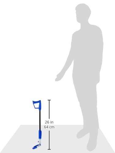 Détecteur de métal Moses 9625 compact de 31 à 74 cm avec piles - 4