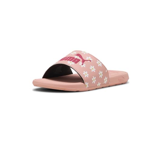 PUMA Kids Girls Cool Cat 2 Daisies Floral Slide Casual Sandals Casual - Pink2